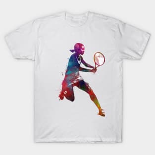 Tennis player sport art #tennis #sport T-Shirt